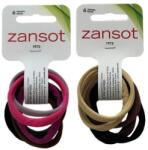 ZANSOT 2× rugalmas hajgumi, finom szövet, 6 db, többszínű 2