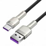 Baseus Cablu Date si Incarcare Baseus USB-A - USB-C Cafule Metal Series 66W 0.25m Negru