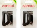 ZANSOT Large hajcsat, 8 cm, fényes fekete (4846)