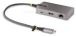 StarTech USB-C Multiport Adapter, 4K 60Hz HDMI, HDR - 2-Port 5Gbps USB 3.0 Hub, 100W Power Delivery Pass-Through, GbE, USB Type C Mini Docking Station (103B-USBC-MULTIPORT) (103B-USBC-MULTIPORT)