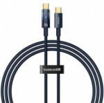 Baseus Cablu Date si Incarcare Baseus USB-C - USB-C Explorer 100W 1m Bleumarin