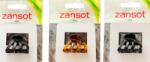 ZANSOT Classic Medium polip hajcsipesz 4, 2 cm, 3 darab fényes + matt + teknősbéka (3101)