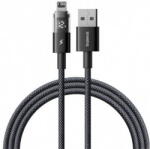 Baseus Cablu Date si Incarcare Baseus USB-A - Lightning Display 2 12W 2m Negru