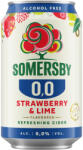 Somersby Strawberry & Lime alkoholmentes szénsavas ital eper és lime ízesítéssel 0, 0% 0, 33 l - ecofamily