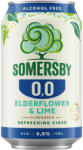 Somersby Elderflower & Lime alkoholmentes szénsavas ital bodzavirág és lime ízesítéssel 0, 0% 0, 33 l - ecofamily