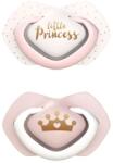 Canpol Babies Szilikon szimmetrikus cumi 0-6hó 2db Royal Baby rózsaszín (5903407993508)