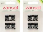 ZANSOT hajcsat, 1, 5 cm, fényes fekete (4822)