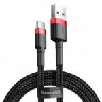Baseus Cablu Date si Incarcare Baseus USB-A - USB-C Cafule 18W 3m Rosu