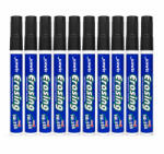Procart Set 10 markere Whiteboard negru 2.8 mm, stergere usoara, scriere clara si intensa (767825)