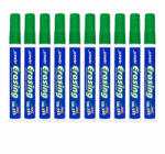 Procart Set 10 markere Whiteboard verde, varf rotund 2.8 mm, scriere precisa si curata, Dry Erase (767825VERDE)