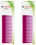 ZANSOT 2 × Nagy afro fésű 16 cm piros