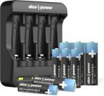 AlzaPower SET AP410-C Battery Charger + Rechargeable Battries HR6 (AA) 1800 mAh 4 darab + HR03 (AAA) (BUN)