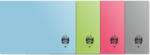 DACO Set 12 caiete geografie A4 Daco, 24 file, 70 g/mp, coperta plastic, Motive asortate (CT308)