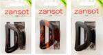 ZANSOT Classic Nagy hajcsat, 8 cm, 3 darab, fényes + matt + teknősbéka (3071)