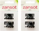 ZANSOT karmos hajcsat, 2, 5 cm, matt fekete (4870)