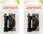ZANSOT hajcsat, 5, 5 cm, fényes fekete (4840)