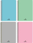 ECADA Set 6 Caiete dictando A4, 80 file, spira coperta plastic ECADA (29482DR-6)