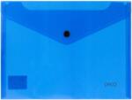 Daco Mapa plastic plic cu capsa A5 Albastru DACO - Set 12 (MP125A)