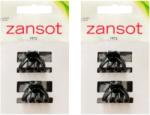 ZANSOT karmos hajcsat, 2, 5 cm, fényes fekete (4867)
