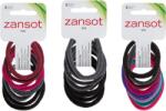 ZANSOT 3× elasztikus hajgumi, szövet, 8 db, többszínű (2915)