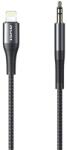 Awei iPhone 14 Pro / 14 Plus / 14 AWEI CL-116L аудиокабел 3, 5 мм жак - Lightning, 100 см, ЧЕРЕН CL-116L_B (CL-116L_B)