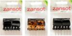 ZANSOT hajcsipesz, Tress Classic Small 2, 2 cm, 3 db fényes + matt + teknősbéka (3134)