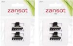 ZANSOT hajcsat, 2, 5 cm, matt fekete (4834)