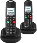 Alcatel xl685 duo безжичен телефон dect, ЧЕРЕН xl685duob (xl685duob) Телефонни апарати