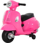 HomCom Vespa elektromos motorkerékpár gyerekeknek, 18-36 hónapos korig, Rózsaszín