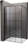 Hagser Agatha perete cabină de duș walk-in 120 cm negru mat/sticla transparentă HGR13000022 (HGR13000022)