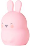 Saro Lampă de noapte din silicon Saro Baby - Little Bunny, Pink (37483)