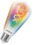 OSRAM SMART+ MATTER ST64 filament RGBW, H40W, temperatură de culoare reglabilă 4, 8W, E27 sursă de lumină (4058075850781)