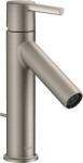 Hansgrohe Hansgrohe AXOR Starck egykaros mosdócsaptelep 100 automata leeresztővel, rozsdamentes acél hatású 10001800 (10001800)