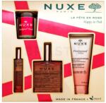 NUXE Happy In Pink ajándékszett Set 100 ml + 100 ml + 15 ml + 70 g