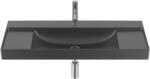 Roca Ona 100x46 cm FINECERAMIC mosdó, matt fekete A32768A080 (A32768A080)