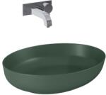 AREZZO design RIKA 52x39, 5 cm pultra ültethető mosdó, matt zöld AR-146049 (AR-146049)