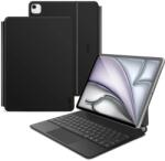 Tech-Protect Smartcase mágneses tok billentyűzettel iPad Pro 12.9 2020 / 2021 / 2022 / iPad Air 13 2024 / 2025 készülékekhez - fekete