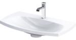 Roltechnik Louis 82x48 cm öntött műmárvány mosdó fényes fehér UME-LU-82-92 (UME-LU-82-92)