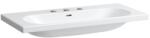 Laufen Lua mosdó 100x46 cm, három csaplyukkal alsó felülete csiszolt H8160890001081 (H8160890001081)