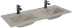 AREZZO design SKAPPA 120 cm dupla mosdó, matt beige AR-146072 (AR-146072)