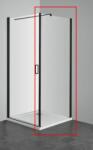 Sanotechnik ELITE BLACK 2 zuhanyfal 90 cm F90B2 (F90B2)