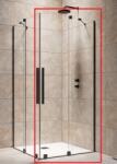 Radaway Furo Black KDD 120 J zuhanykabin (egy ajtó), jobbos 10105120-54-01R (10105120-54-01R)