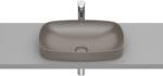 Roca Inspira FINECERAMIC 55x37 cm beépíthető mosdó, kávé A327504660 (A327504660)
