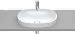 Roca Inspira Round pultba építhető Fineceramic mosdó 55x37 cm, pearl A327527630 (A327527630)