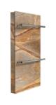 Radeco Stone 1 design törölközőszárítós csőradiátor (375 W, stone, 900x500 mm) (STONE 1)