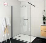 Roltechnik Ecwalk/1000 keret nélküli zuhanyfal (black elox, transparent, 585-1000000-05-02) (585-1000000-05-02)