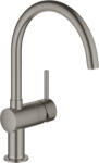 GROHE Minta Egykaros mosogatócsaptelep, brushed hard graphite 32917AL0 (32917AL0)
