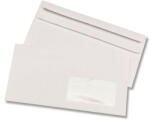 Intern Set 1000 plicuri documente DL autoadeziv alb 112 x 220 mm (PDLAUTOFERDRS1000) - vexio