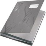 Leitz Mapa documente din carton A4 18 separatoare Leitz Design gri (ESS57450085) - vexio