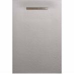 AREZZO design SOLIDSoft zuhanytálca 120x100 cm, BETON, egyenes lefolyóval AR-100120LINC (AR-100120LINC)